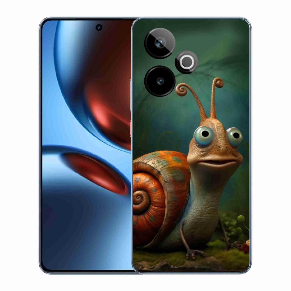 Gelový kryt mmCase na Realme GT 7 5G/GT 7T 5G - šnek