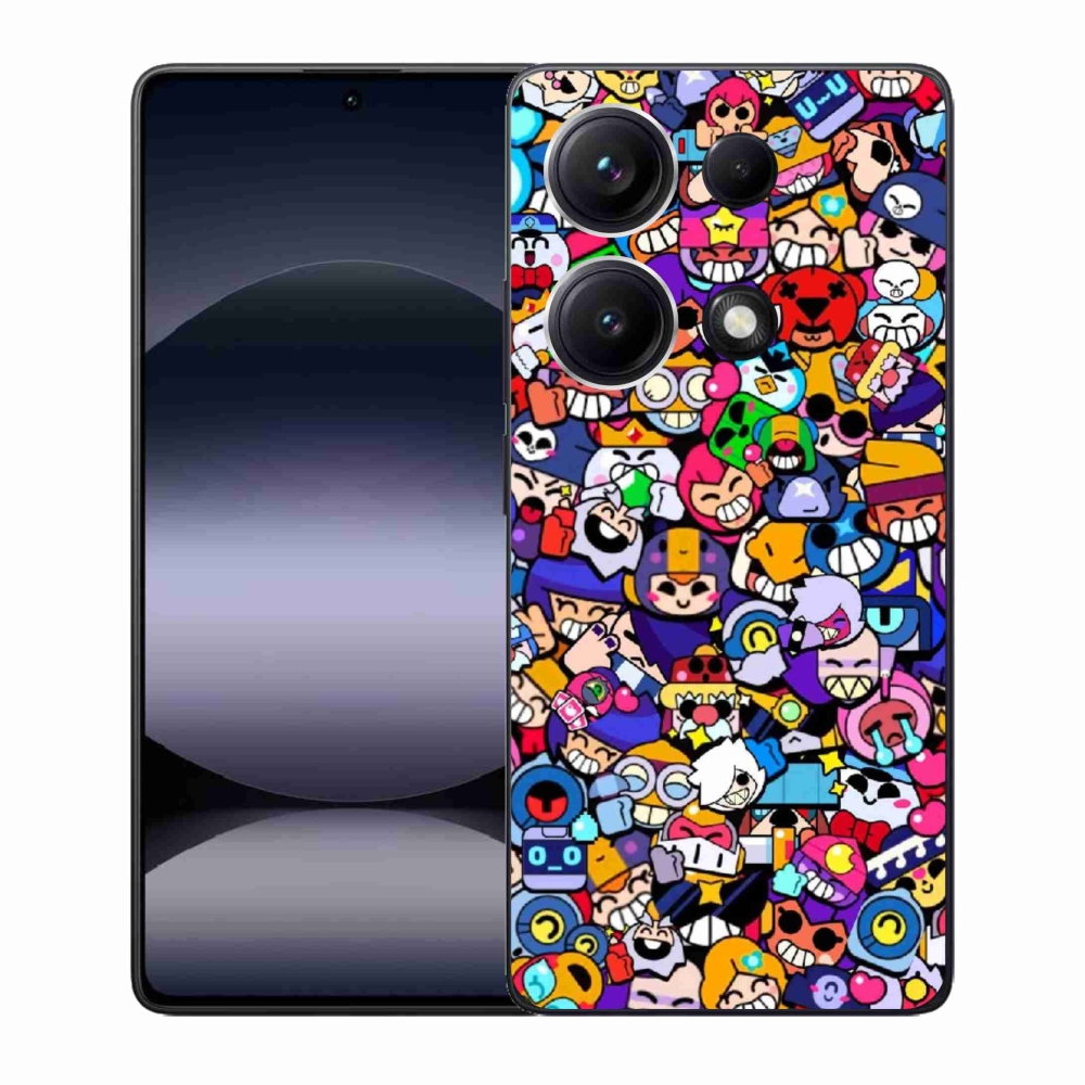 Gelový kryt mmCase na Xiaomi Redmi Note 14S - brawl stars 2