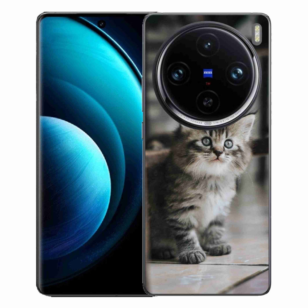 Gelový kryt mmCase na Vivo X100 Pro 5G - koťátko