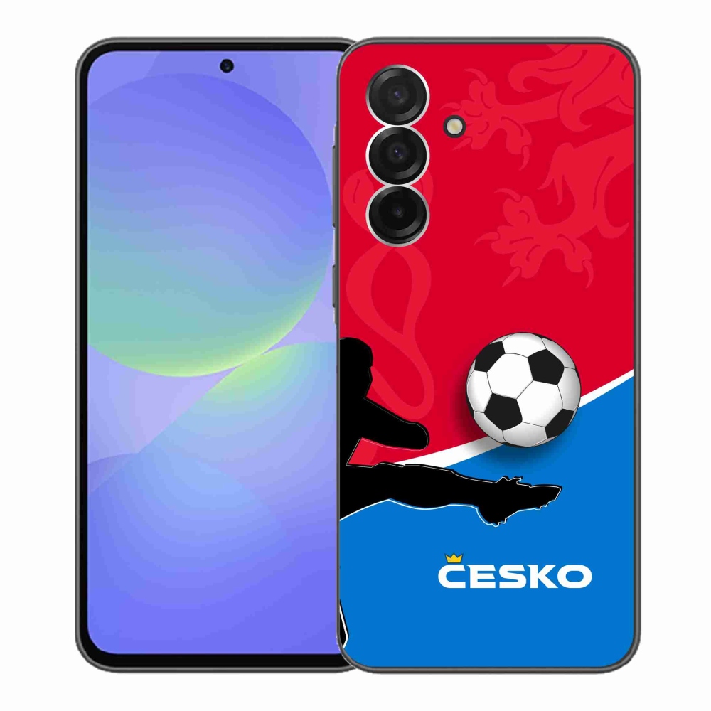 Gelový kryt mmCase na Samsung Galaxy A36 5G - fotbal Česko 2