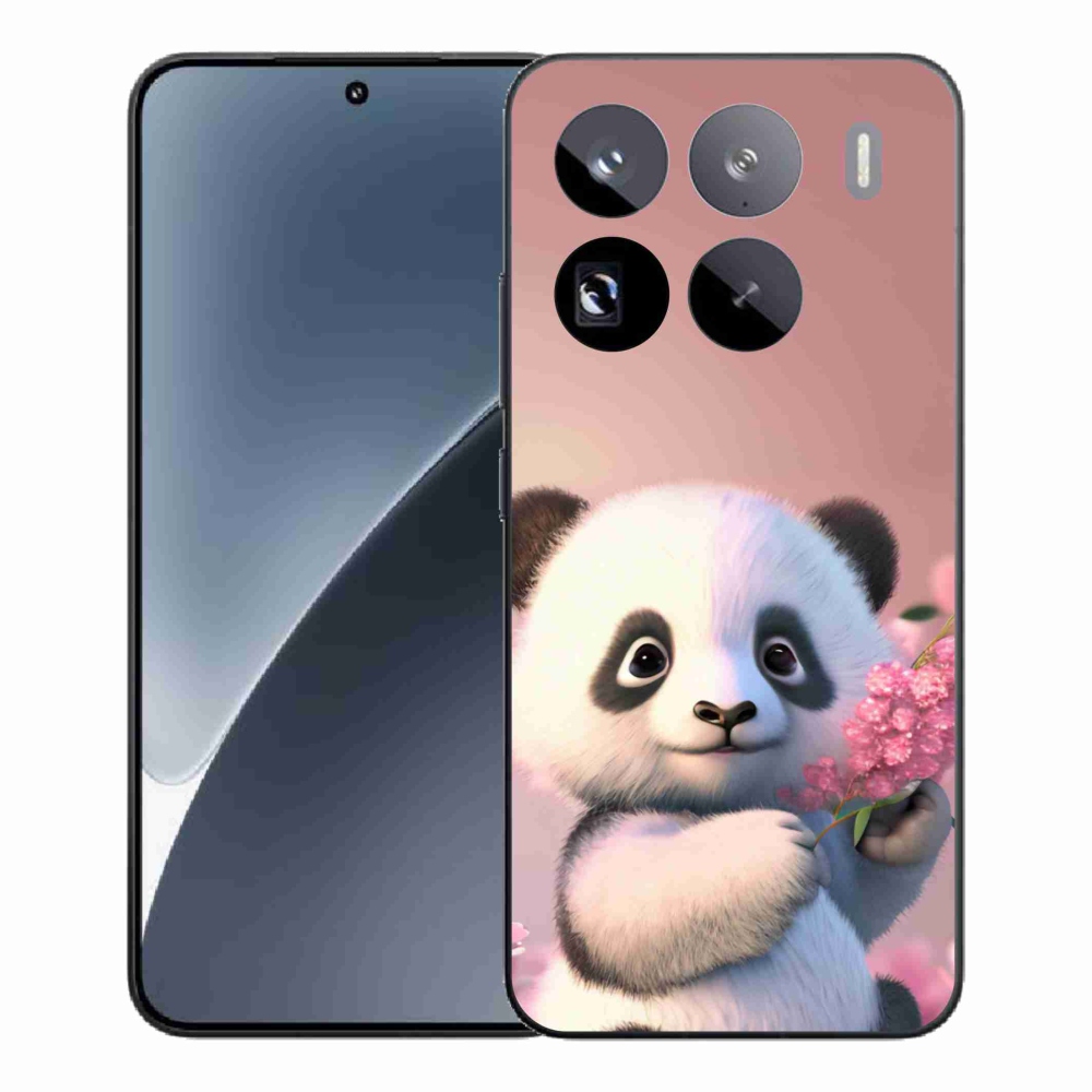 Gelový kryt mmCase na Xiaomi 15 Pro - roztomilá panda