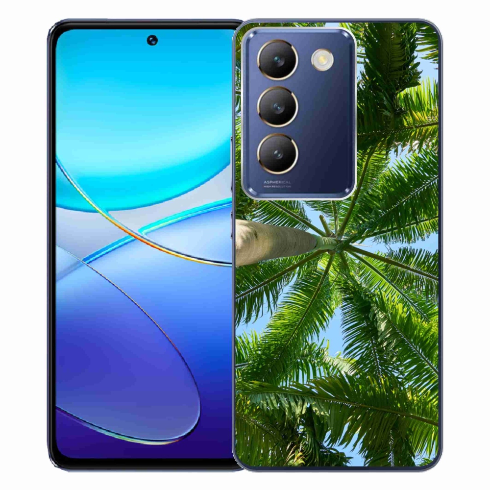 Gelový kryt mmCase na Vivo V40 SE 4G/5G - palmy