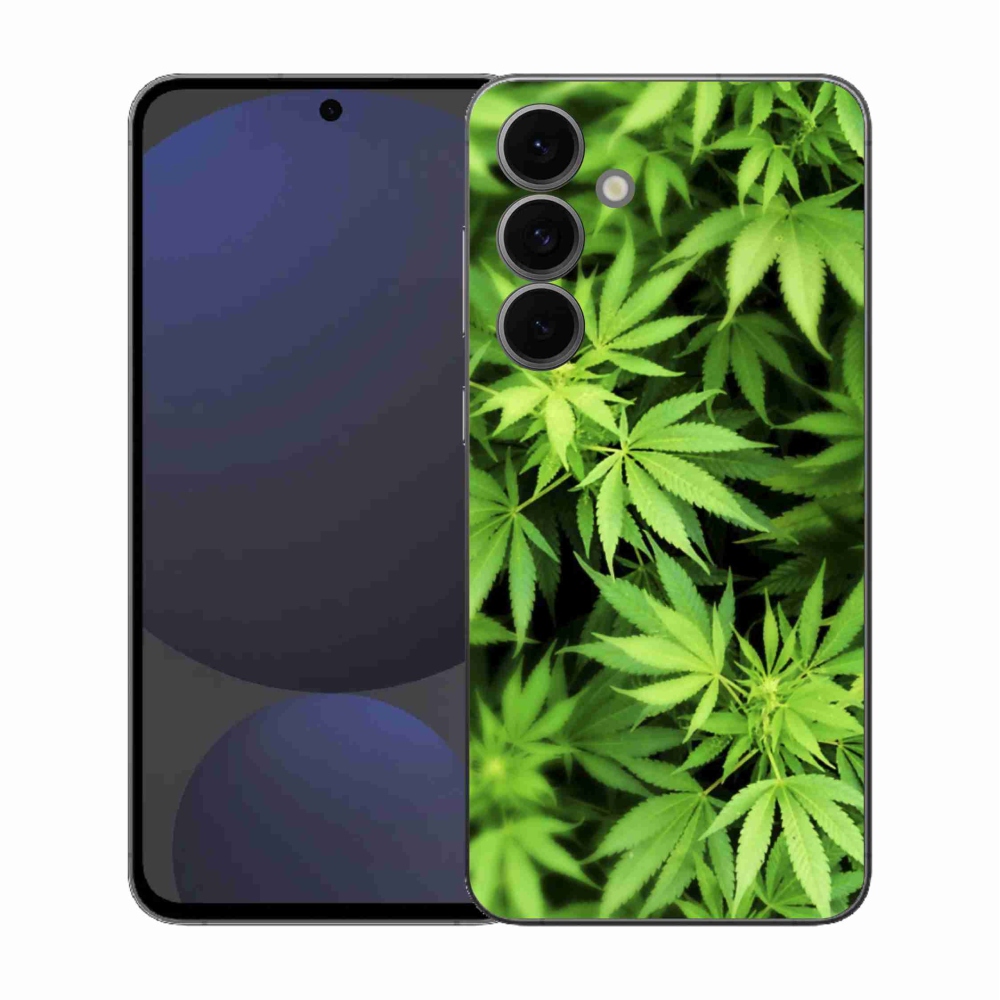 Gelový kryt mmCase na Samsung Galaxy S25 FE - konopí 3