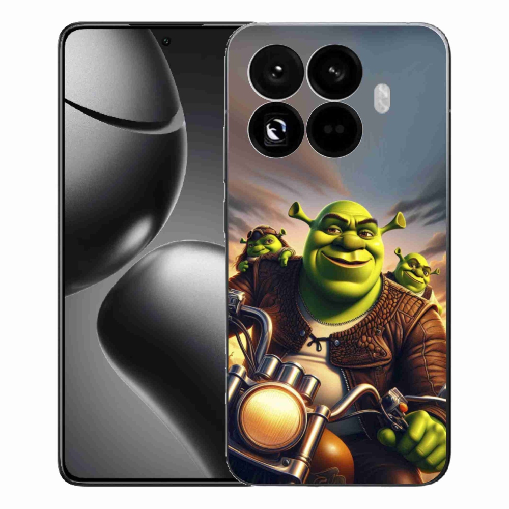 Gelový kryt mmCase na Xiaomi 15T Pro - shrek na motorce