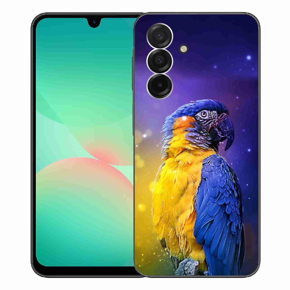 Gelový kryt mmCase na Samsung Galaxy A26 5G - papoušek ara 1
