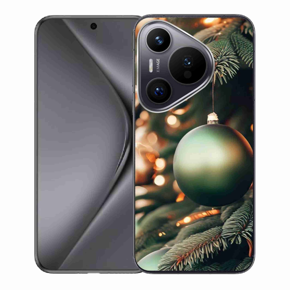 Gelový kryt mmCase na Huawei Pura 70 - vánoční ozdoby 1