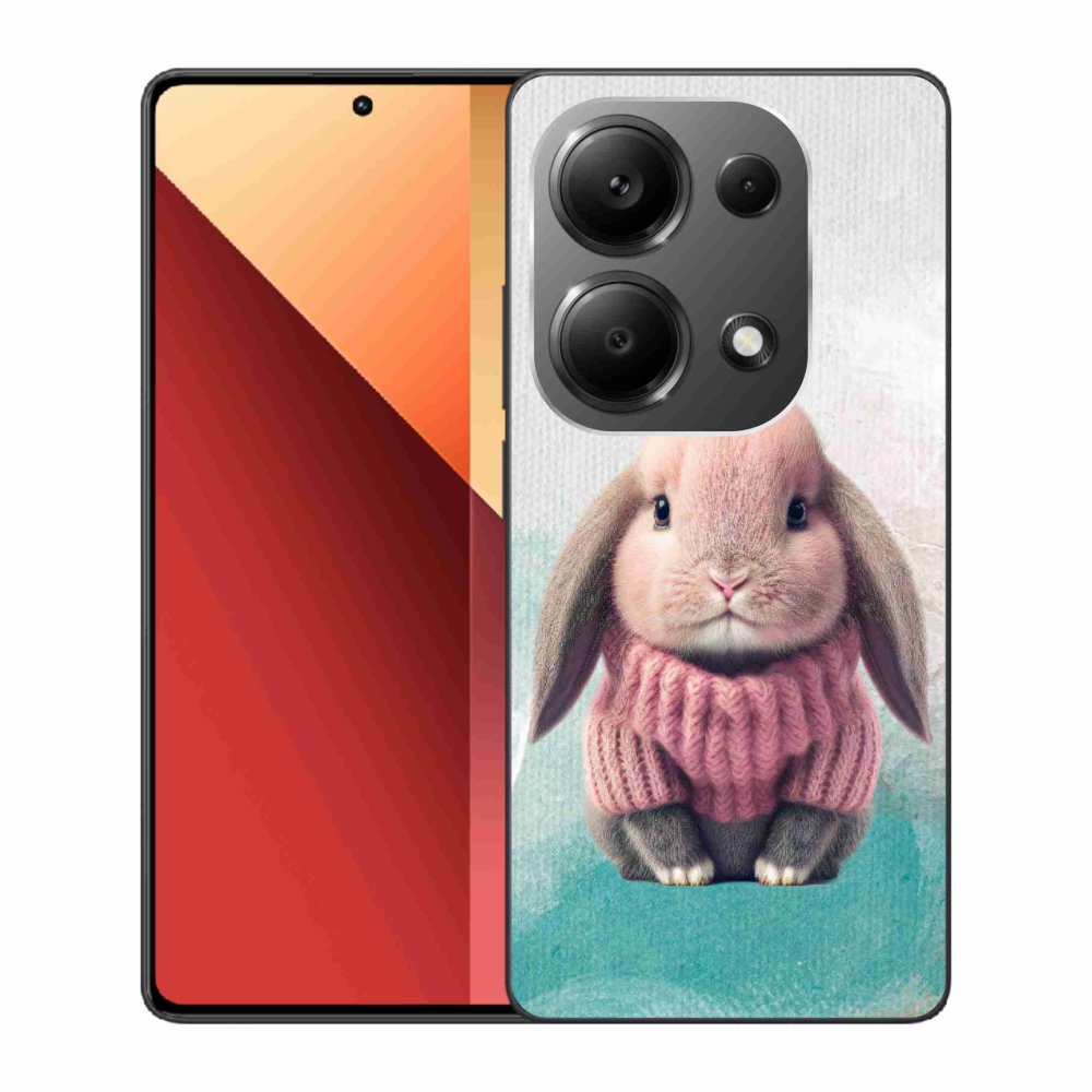 Gelový kryt mmCase na Xiaomi Redmi Note 13 Pro 4G/Poco M6 Pro - králíček ve svetru
