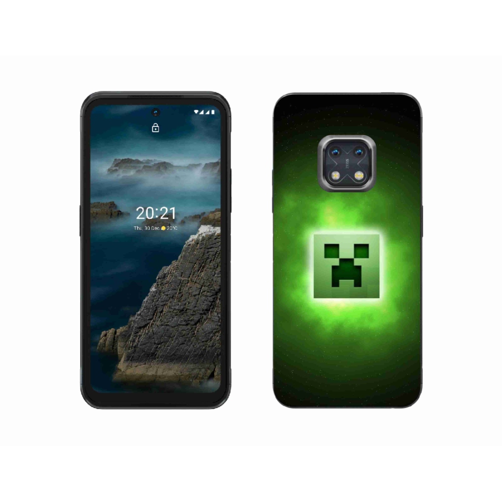 Gelový kryt mmCase na Nokia XR20 - minecraft