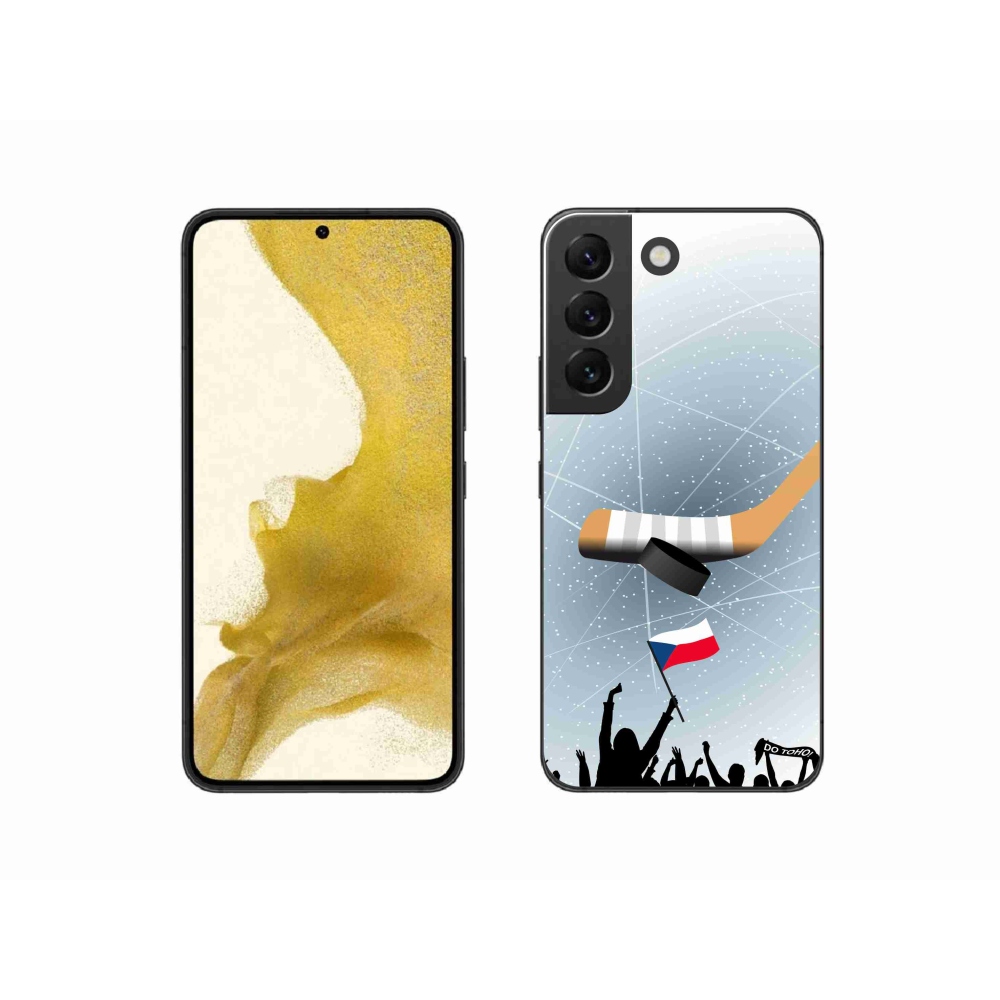 Gelový kryt mmCase na Samsung Galaxy S22 5G - fanoušci hokeje