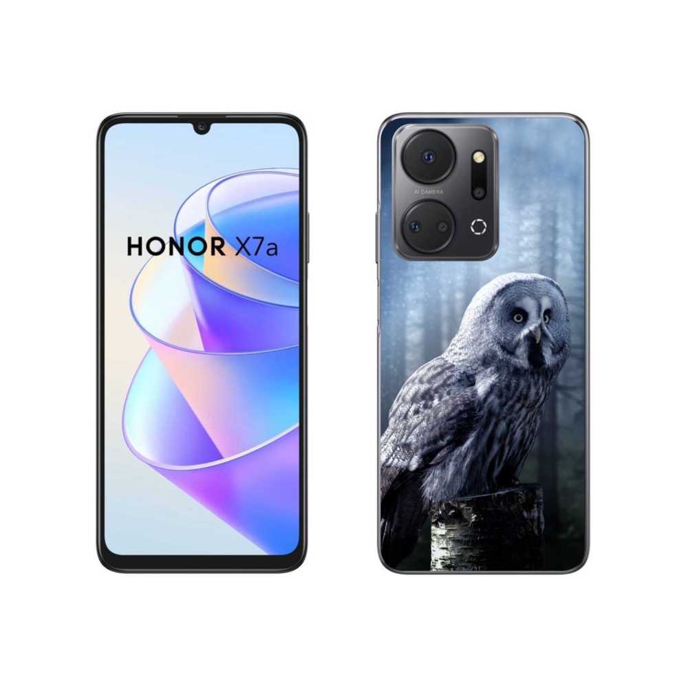 Gelový kryt mmCase na Honor X7a - sova