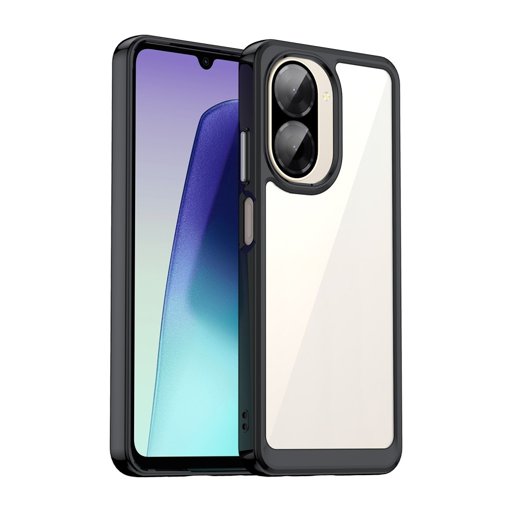 Gelový obal s pevnými zády na Xiaomi Redmi A5 (173.45x79.35x8.45mm) - černý