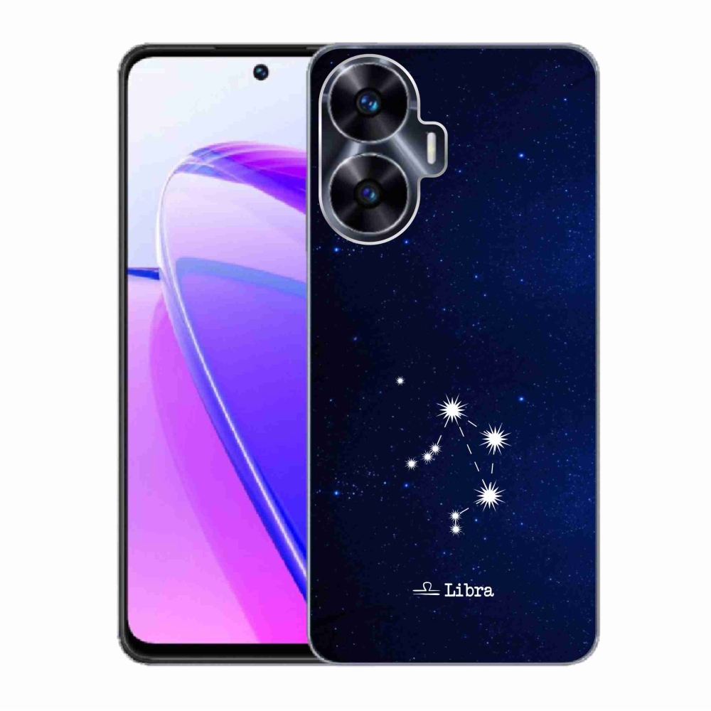 Gelový kryt mmCase na Realme C55 - souhvězdí Váhy