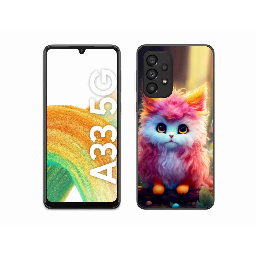 Gelový kryt mmCase na Samsung Galaxy A33 5G - roztomilé kotě 5