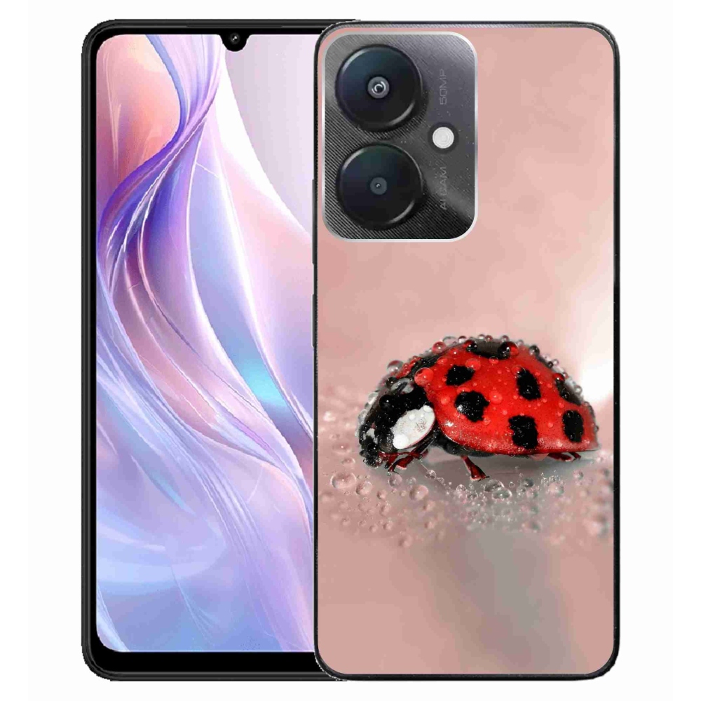 Gelový kryt mmCase na Xiaomi Redmi 13C 5G - beruška