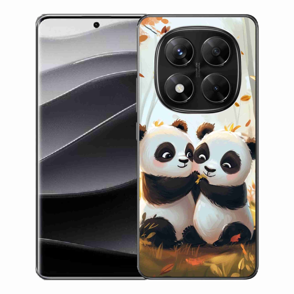 Gelový kryt mmCase na Xiaomi Redmi Note 14 Pro 5G/Poco X7 5G - pandy