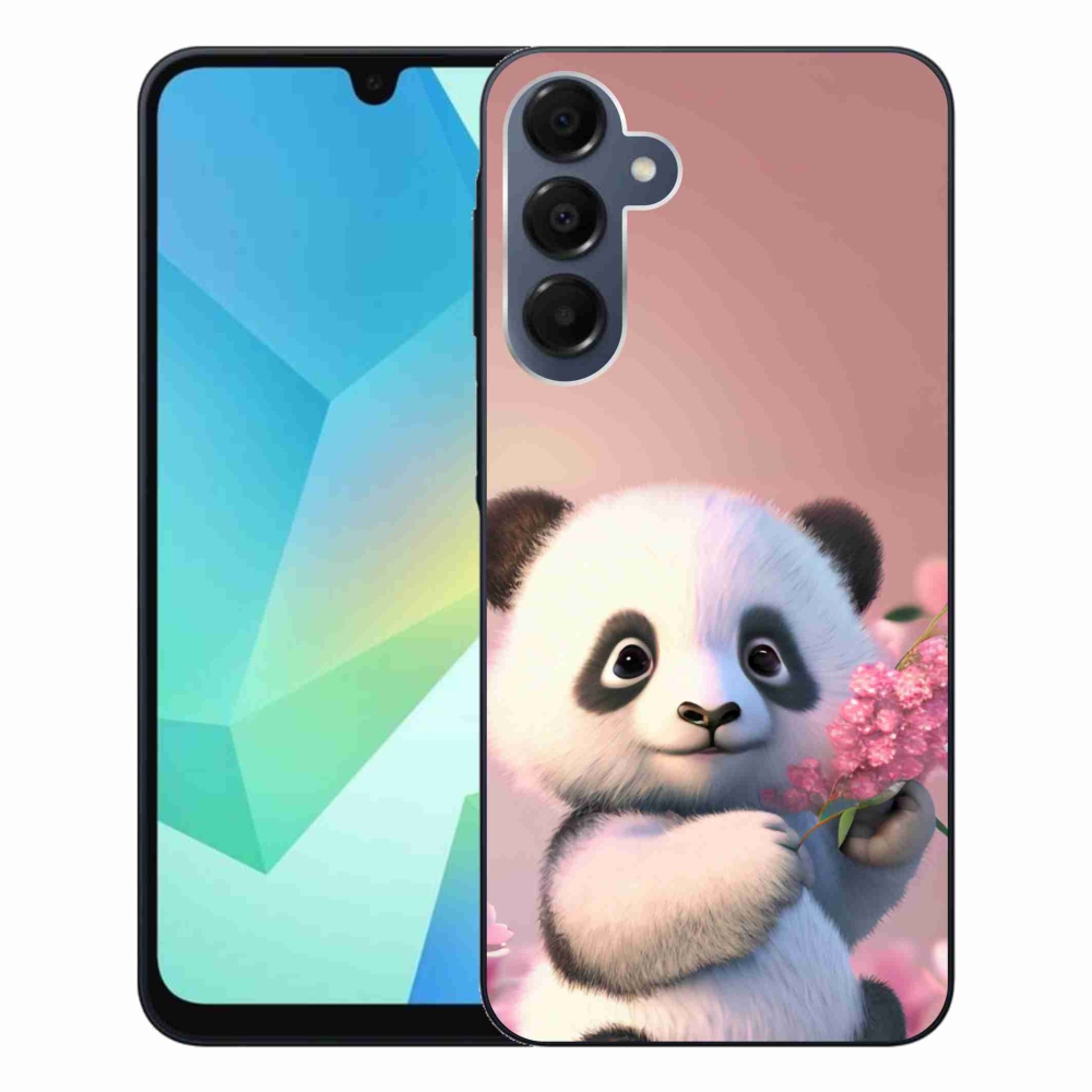 Gelový kryt mmCase na Samsung Galaxy A16 4G/5G - roztomilá panda