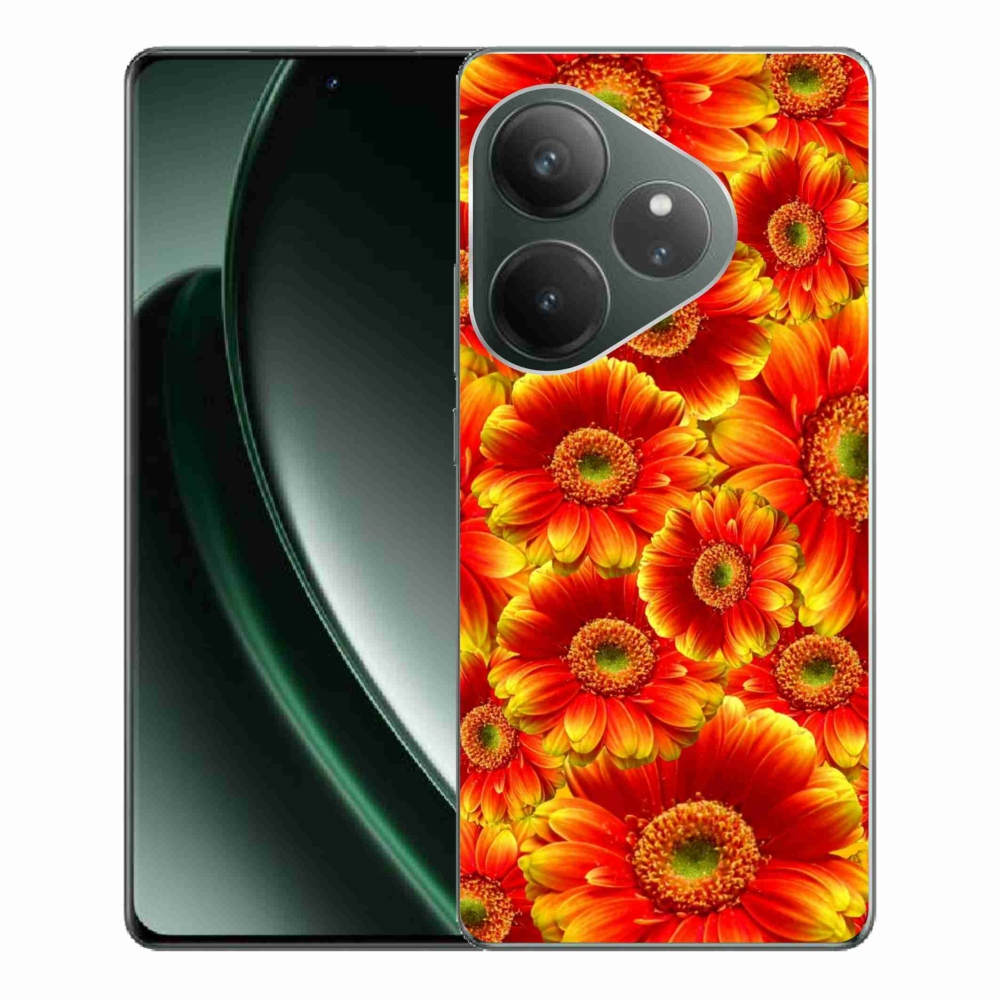 Gelový kryt mmCase na Realme GT 6 5G/GT 6T 5G - gerbera 1