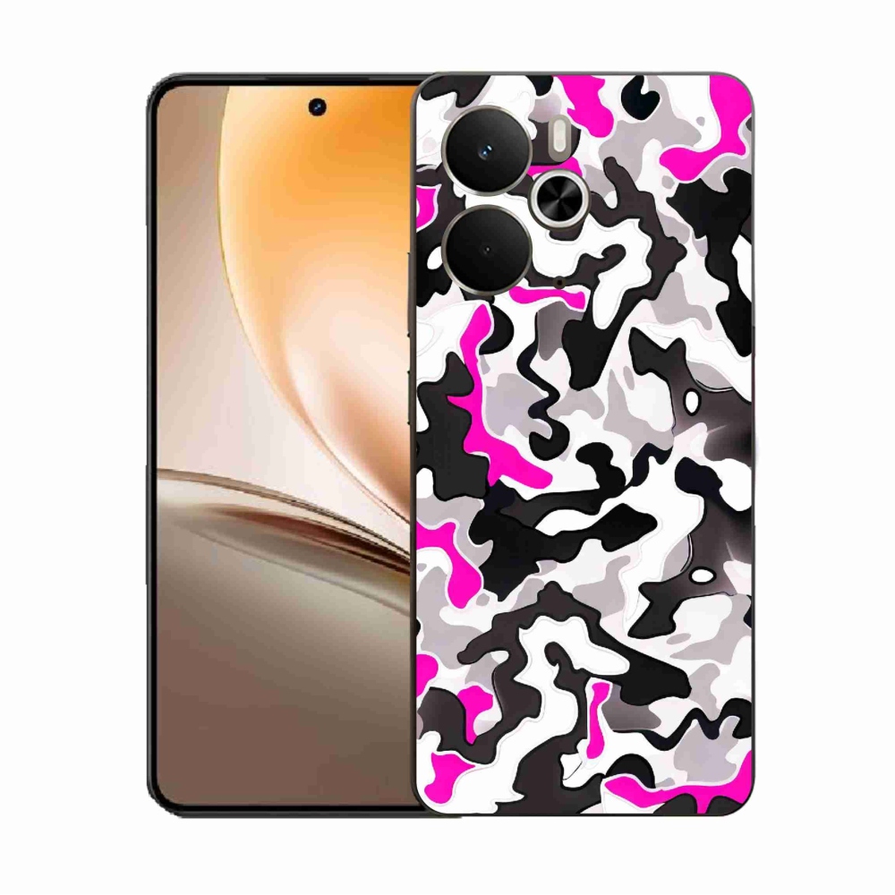 Gelový kryt mmCase na Realme 14 5G - maskáčový vzor 5