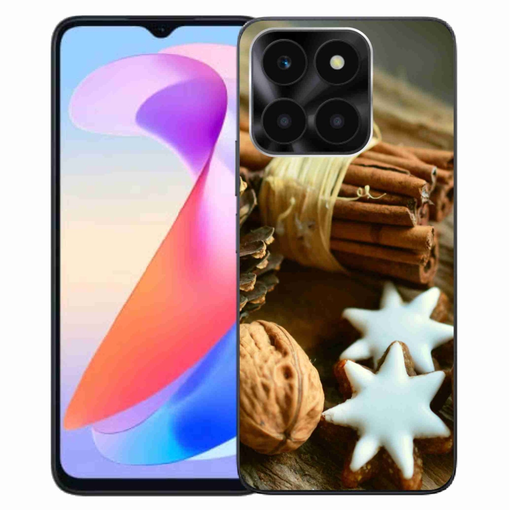 Gelový kryt mmCase na Honor X6a - skořice a perníčky