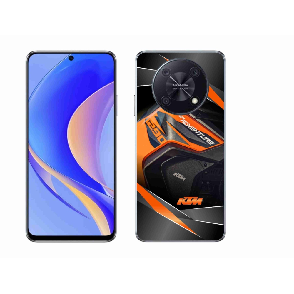 Gelový kryt mmCase na Huawei Nova Y90 - motorka ktm