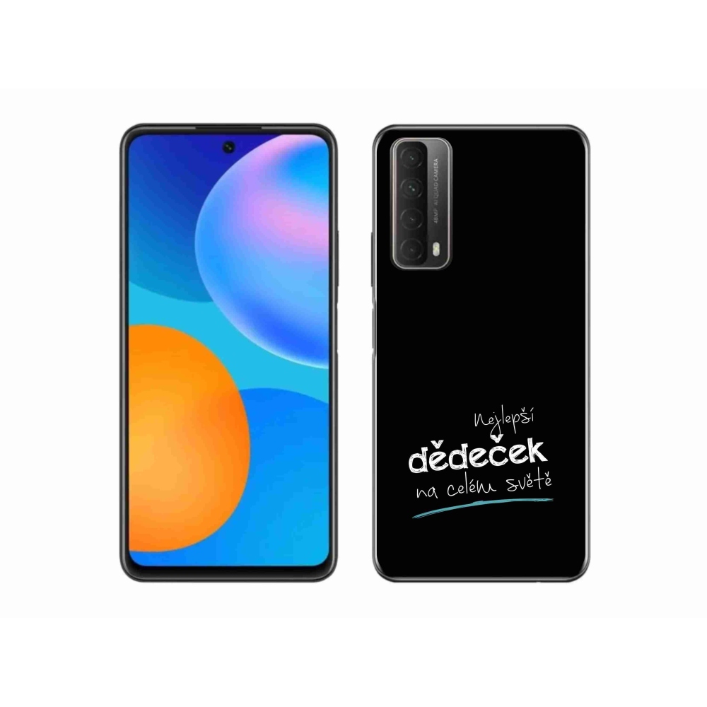 Gelový kryt mmCase na Huawei P Smart (2021) - nejlepší dědeček 3 černé pozadí
