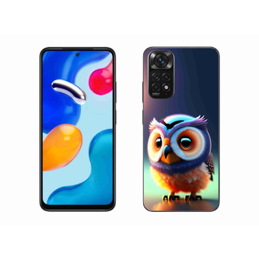 Gelový kryt mmCase na Xiaomi Redmi Note 11S 4G - sovička
