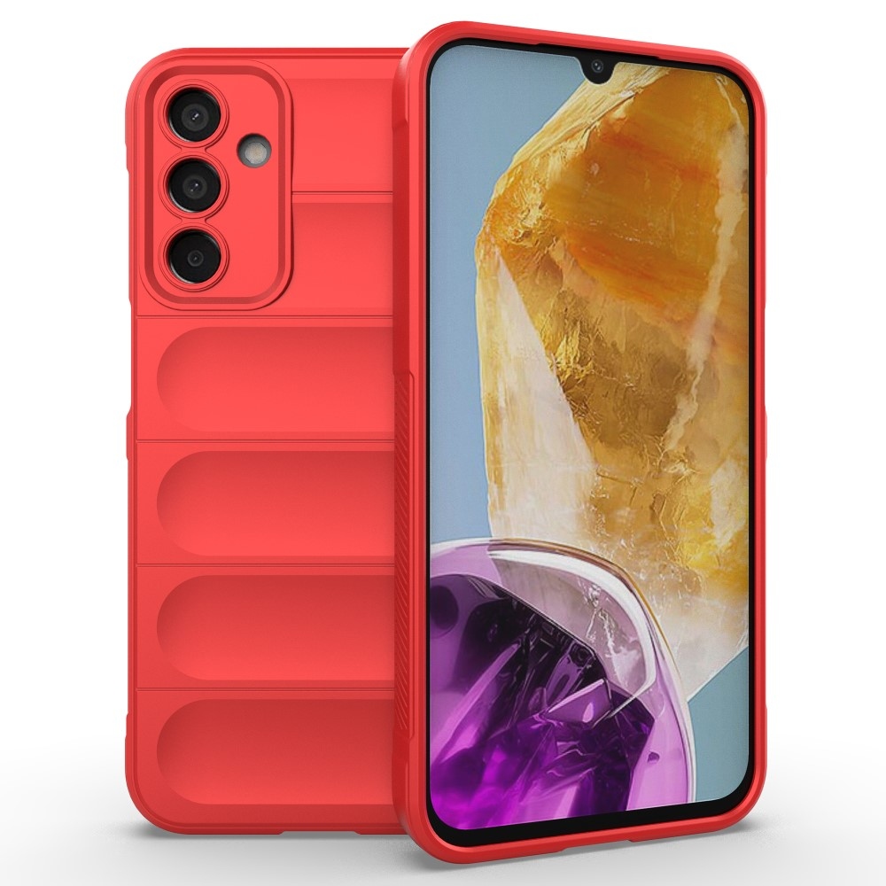Rugg odolný gelový obal na Samsung Galaxy M15 5G - červený