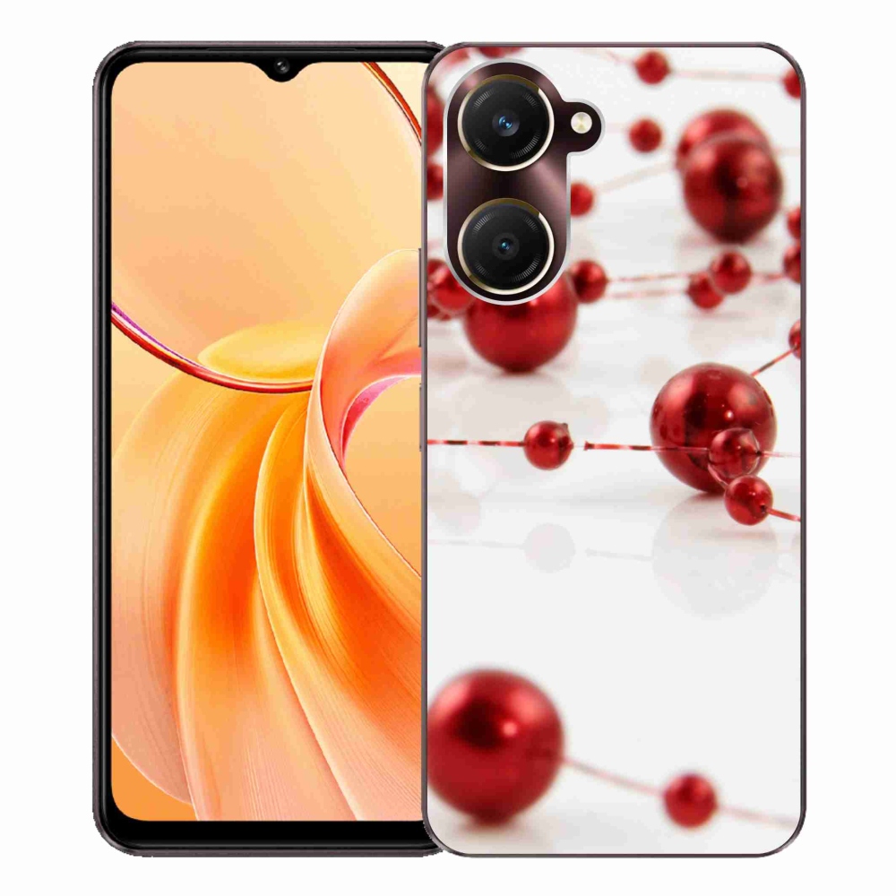 Gelový kryt mmCase na Vivo Y28s 5G - vánoční řetěz