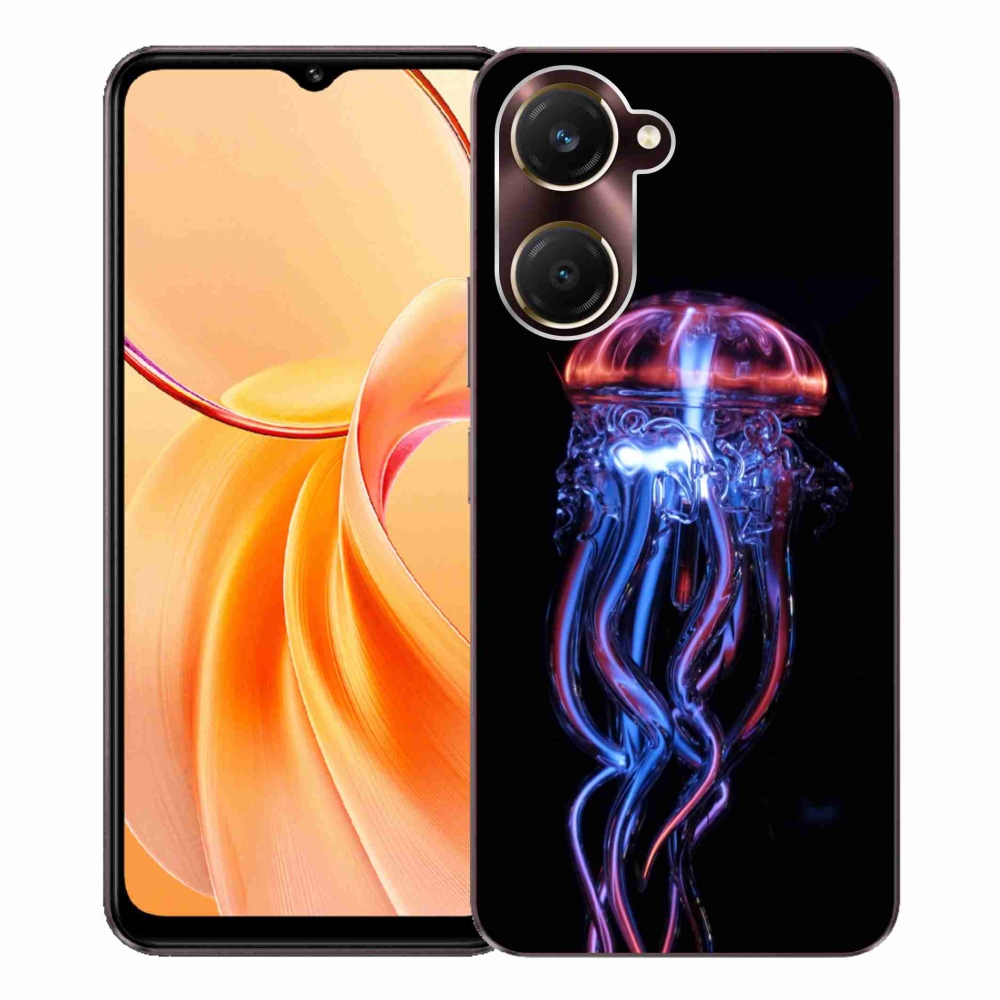 Gelový kryt mmCase na Vivo Y28s 5G - medúza
