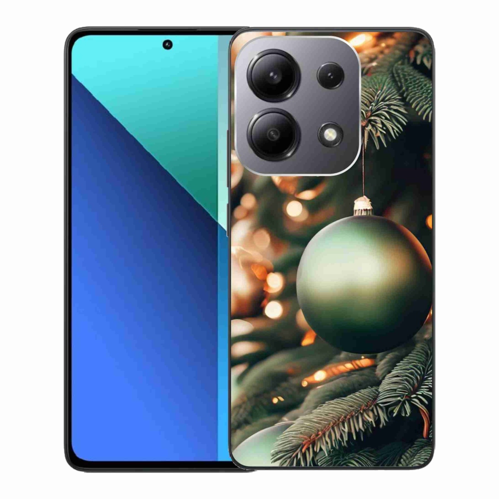 Gelový kryt mmCase na Xiaomi Redmi Note 13 - vánoční ozdoby 1