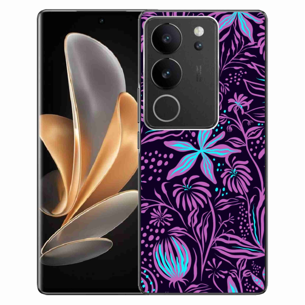 Gelový kryt mmCase na Vivo V29 5G - květiny 2