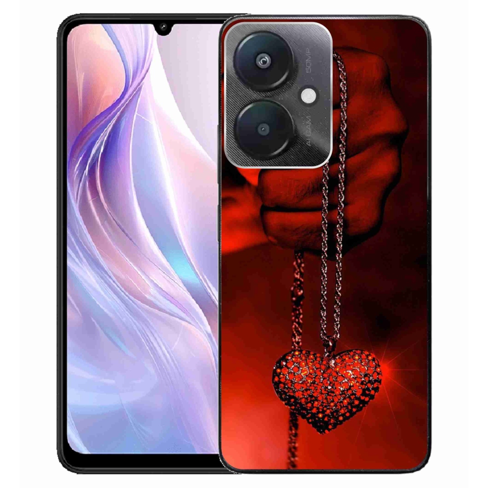 Gelový kryt mmCase na Xiaomi Redmi 13C 5G - náhrdelník