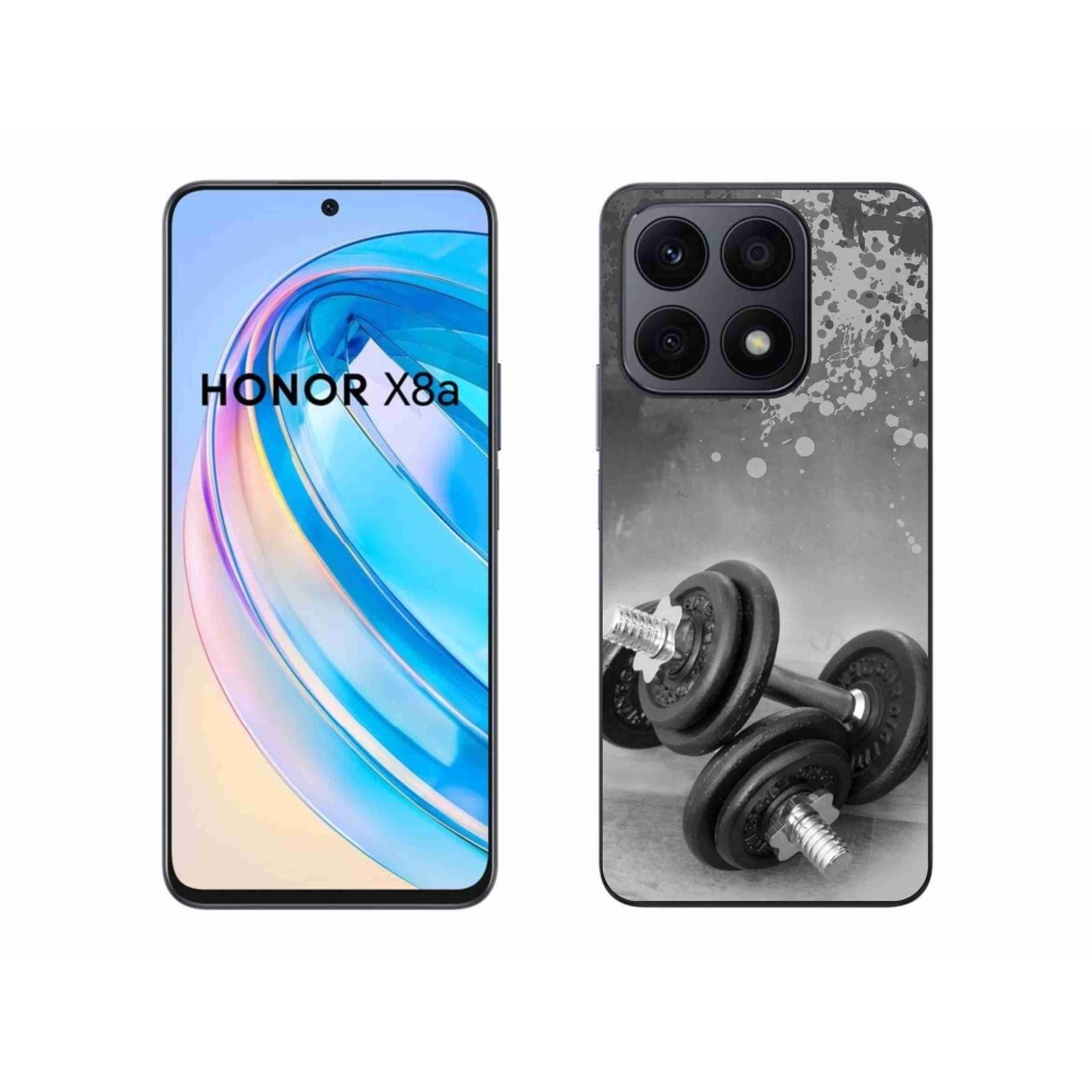 Gelový kryt mmCase na Honor X8a - činky 1