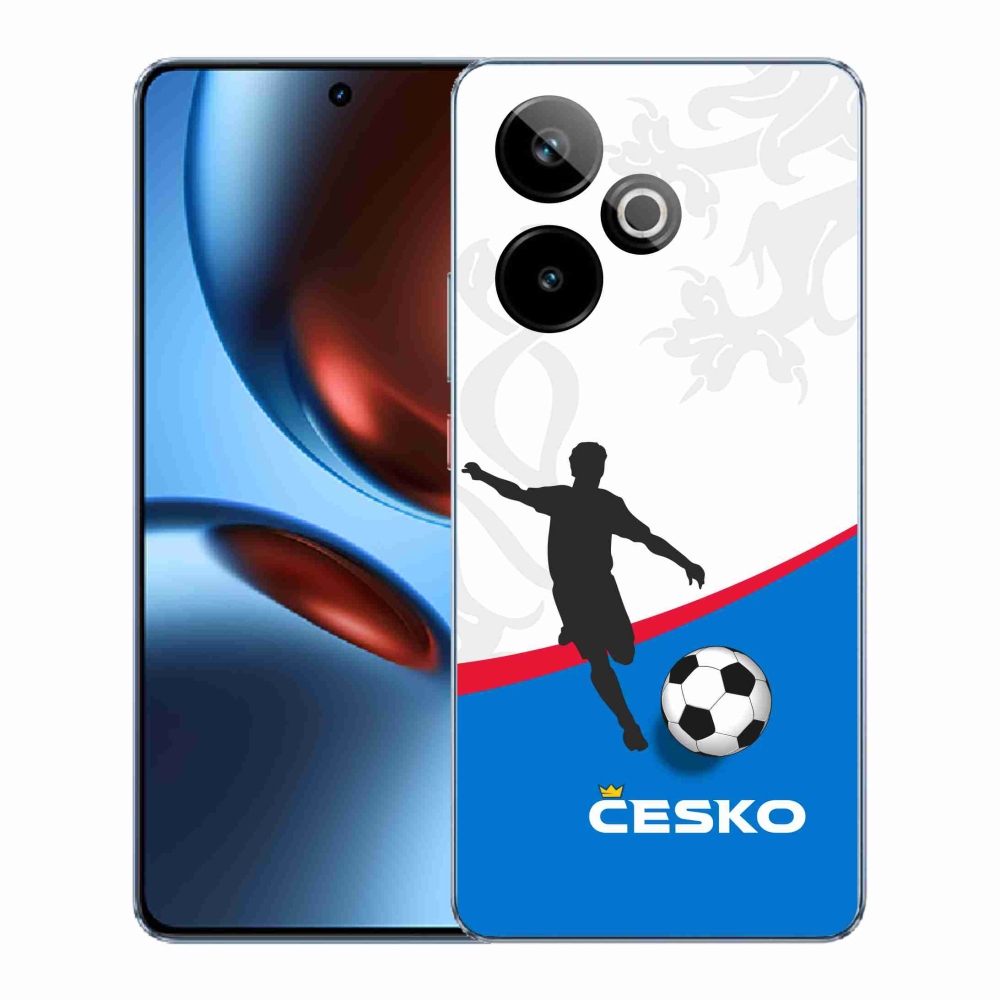 Gelový kryt mmCase na Realme GT 7 5G/GT 7T 5G - fotbal Česko 1