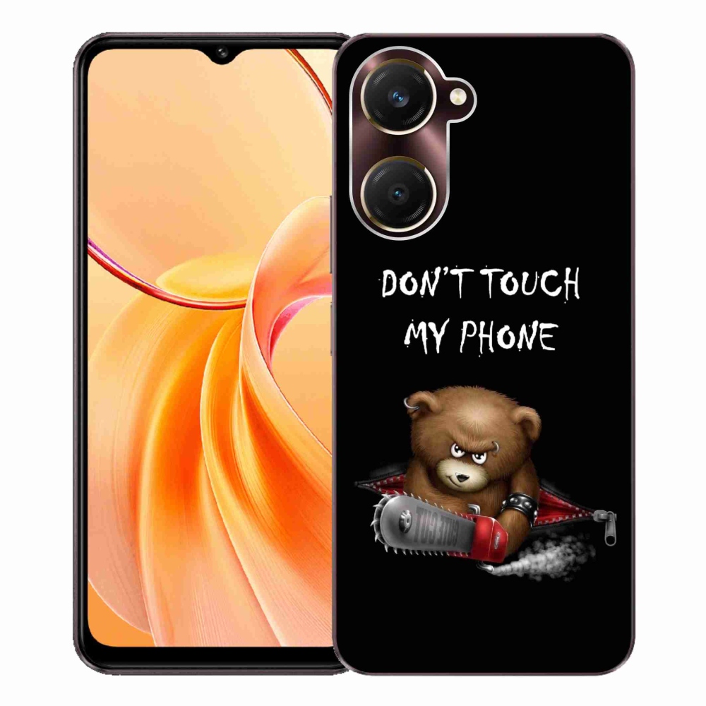Gelový kryt mmCase na Vivo Y28s 5G - nesahej na telefon