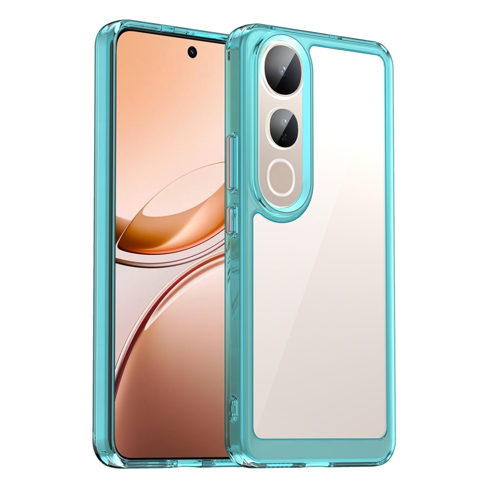Gelový obal s pevnými zády na Vivo V50 Lite 4G/5G - světlemodrý