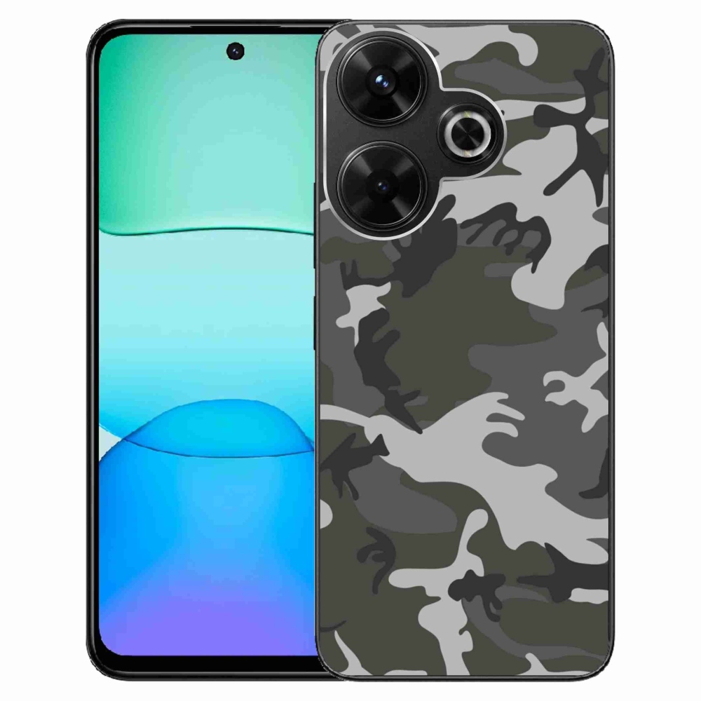 Gelový kryt mmCase na Xiaomi Redmi 13 4G/Poco M6 4G - maskáčový vzor