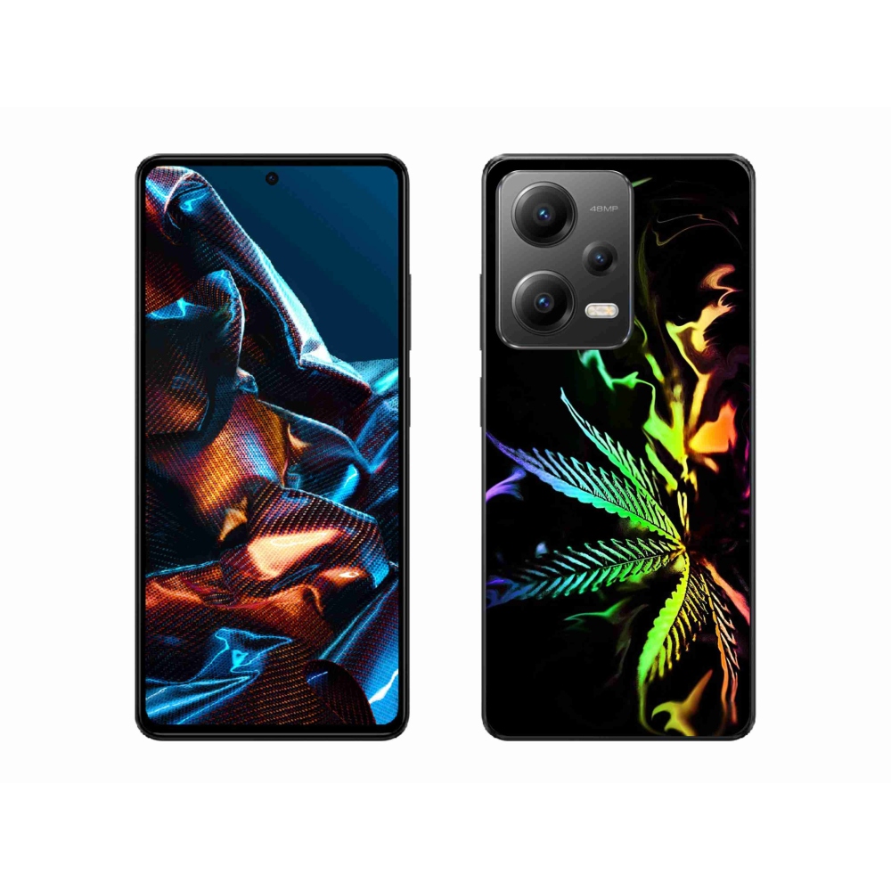 Gelový kryt mmCase na mobil Xiaomi Redmi Note 12 Pro 5G - konopí 2
