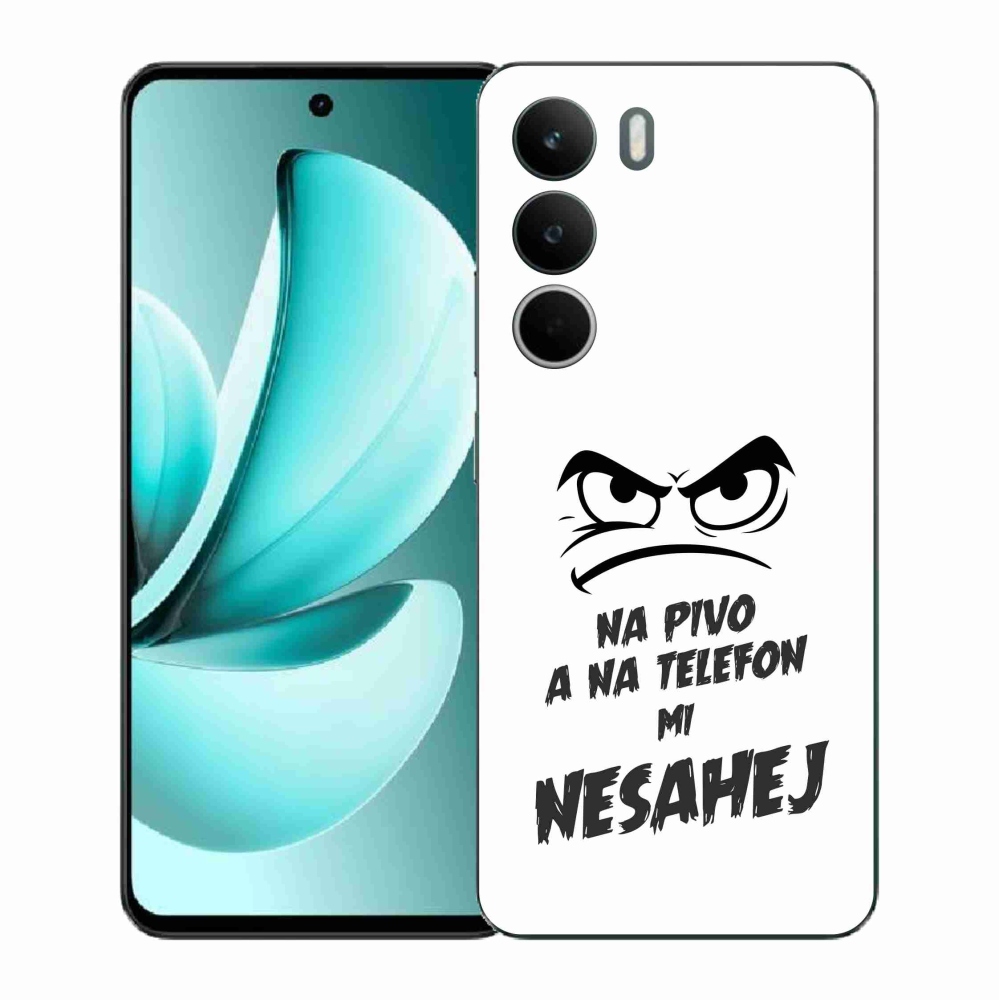 Gelový kryt mmCase na Realme C71 - pivní motiv 2 bílé pozadí