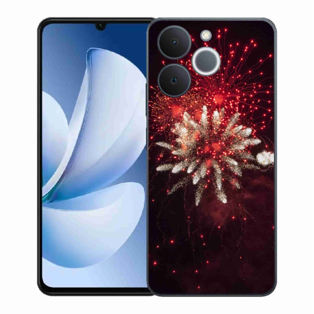 Gelový kryt mmCase na Realme Note 70T - ohňostroj