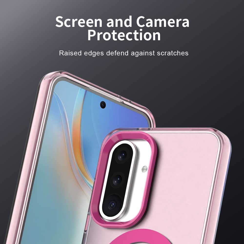 Candy gelový obal s MagSafe na Samsung Galaxy A36 5G/A56 5G - červený