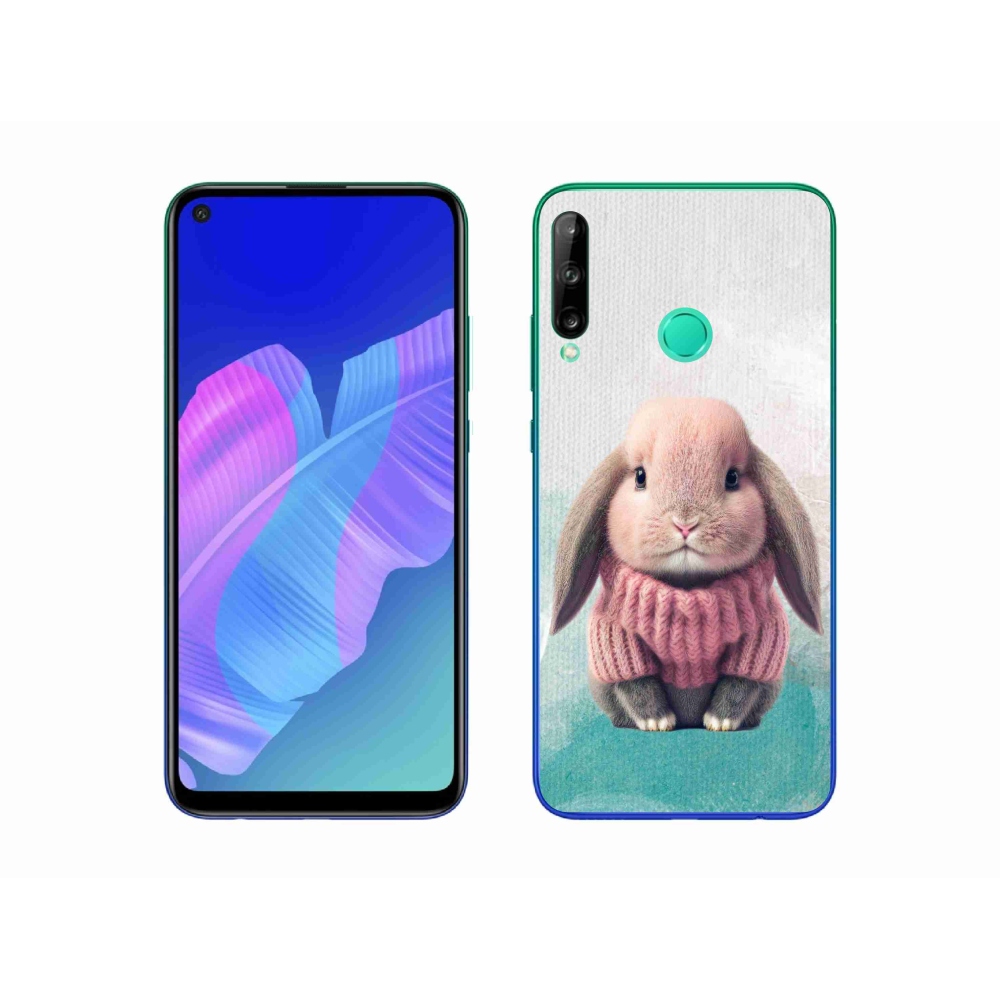 Gelový kryt mmCase na Huawei P40 Lite E - králíček ve svetru