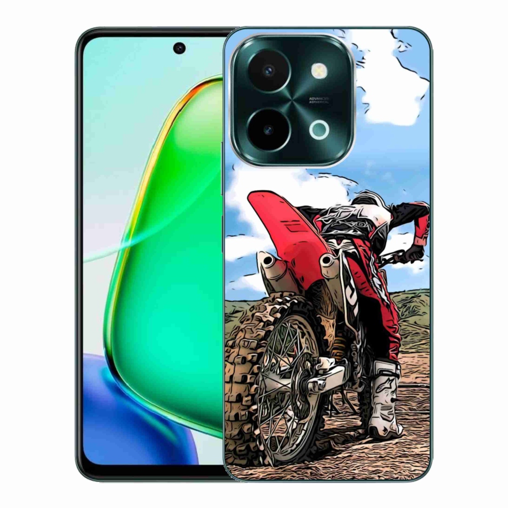 Gelový kryt mmCase na Vivo Y28 - moto
