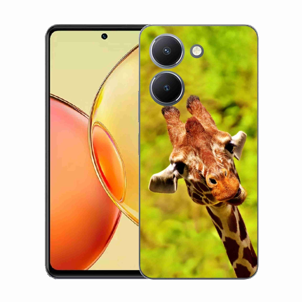 Gelový kryt mmCase na Vivo Y36 - žirafa