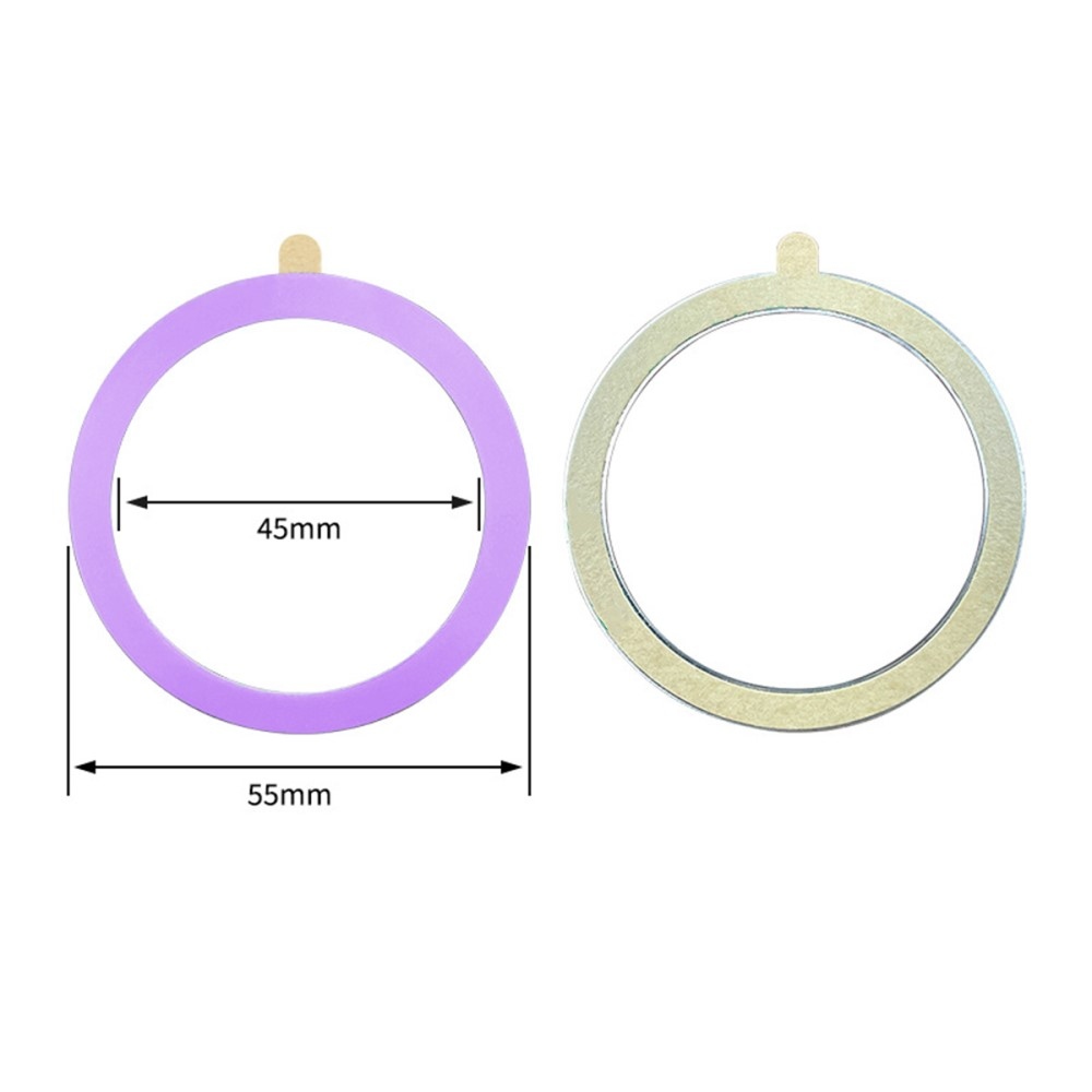 Ring nalepovací magnetický kroužek pro MagSafe - světlefialový