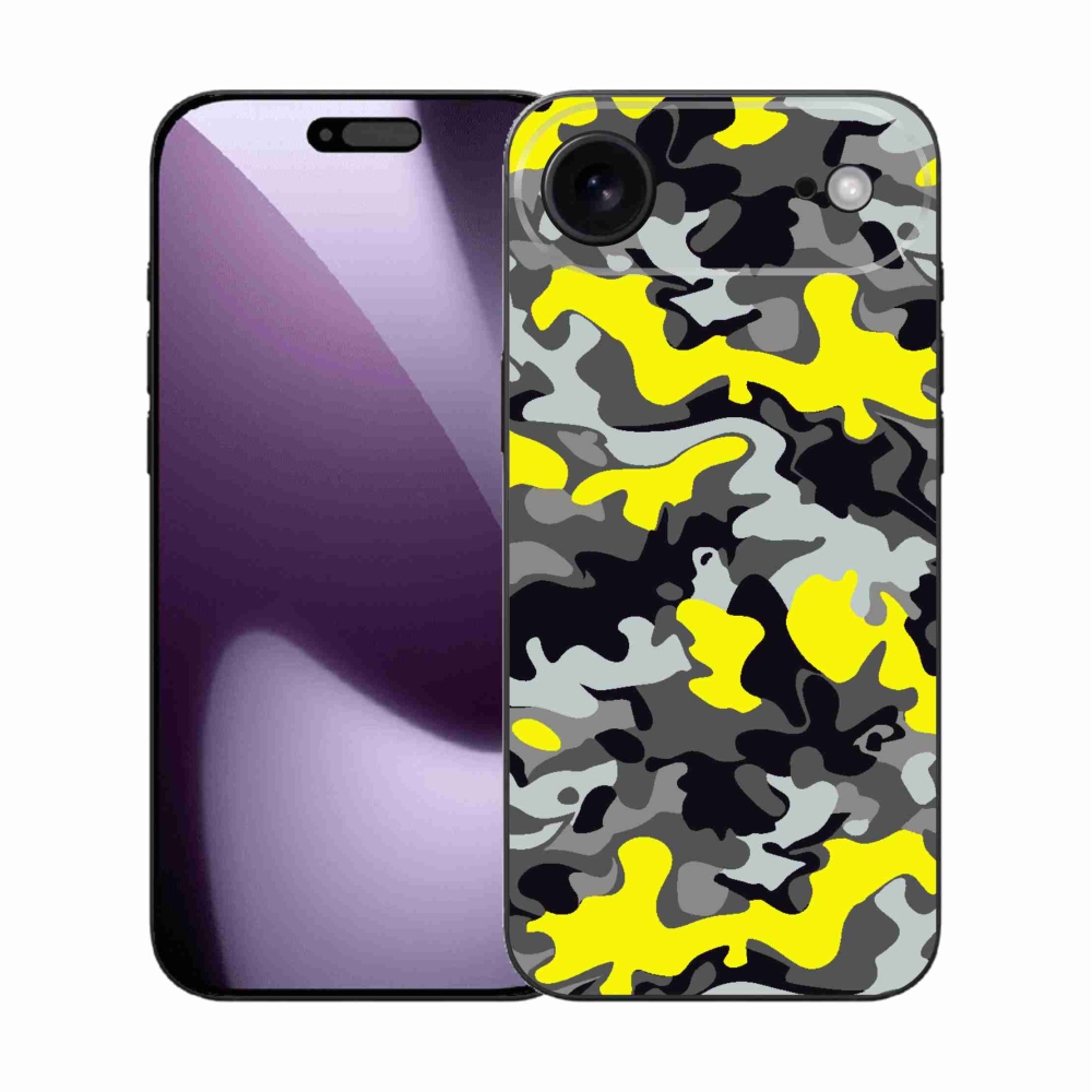 Gelový kryt mmCase na iPhone 17 Air - maskáčový vzor 6