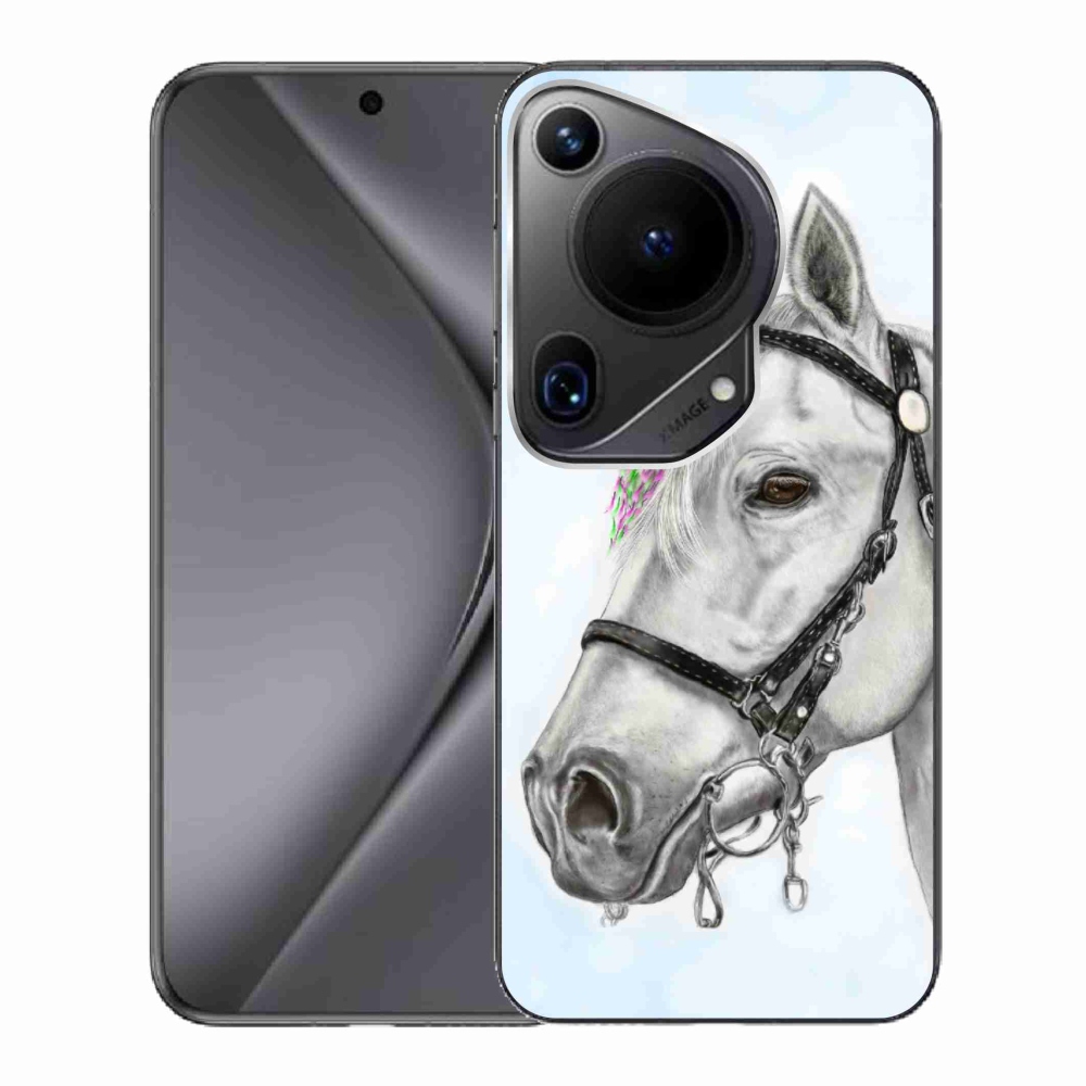 Gelový kryt mmCase na Huawei Pura 70 Ultra - bílý kůň 1