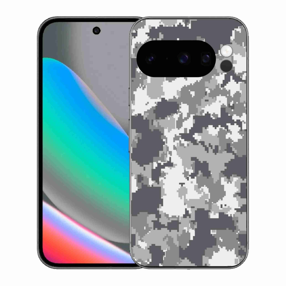 Gelový kryt mmCase na Google Pixel 10 Pro - maskáčový vzor 2