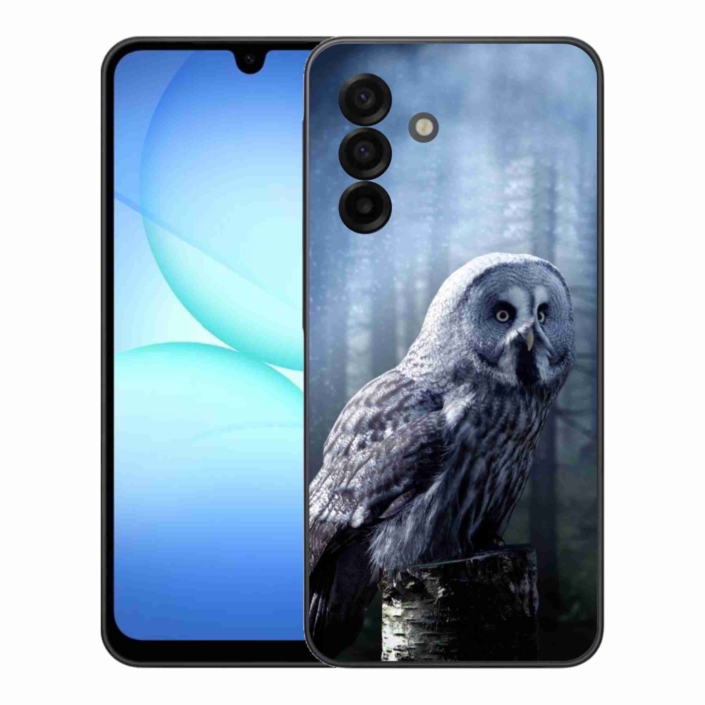 Gelový kryt mmCase na Samsung Galaxy A17 5G - sova