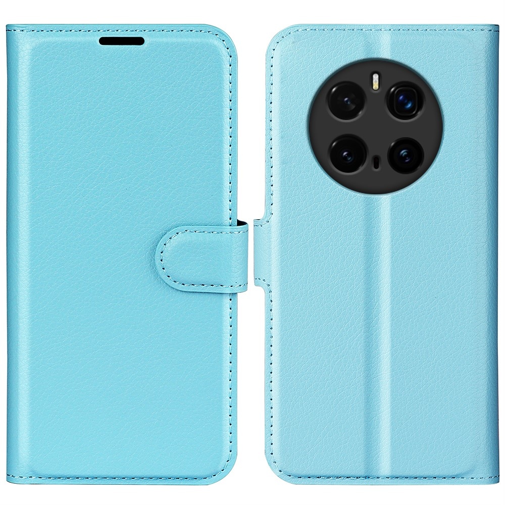 Litchi knížkové pouzdro na Honor Magic 7 Pro 5G - modré